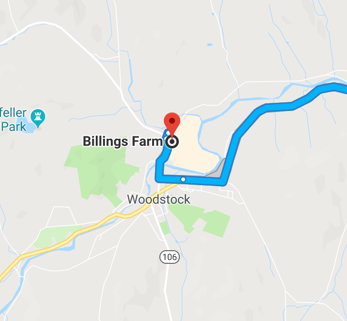 directions to billings farm and museum woodstock vt