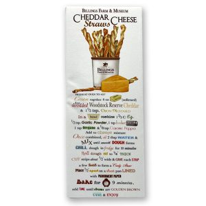 cheddar cheese straws towel billings farm woodstock vt