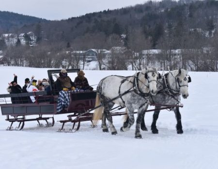 Sleigh Rides<br>Public & Private<br>On Select Dates