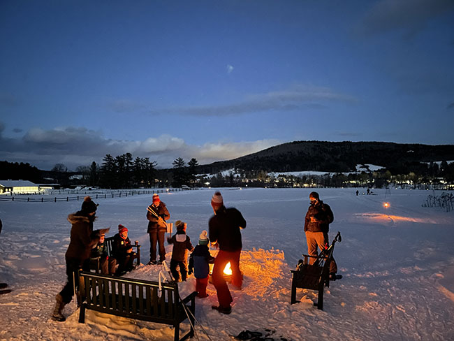 Torchlight Snowshoe Event