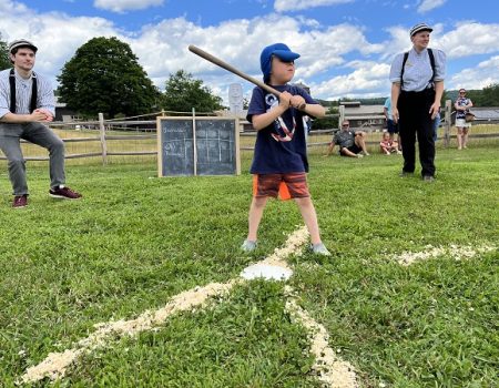 July 4th on the Farm<br>Wagon rides, games & historic base ball