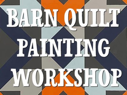 Create your own 2-foot by 2-foot barn quilt!