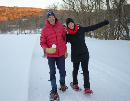 Torchlight Snowshoe<br>January 16, 4:30PM - 6:30PM<br>Fun for all ages!