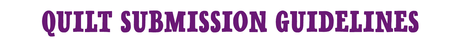 quilt submission guidelines banner