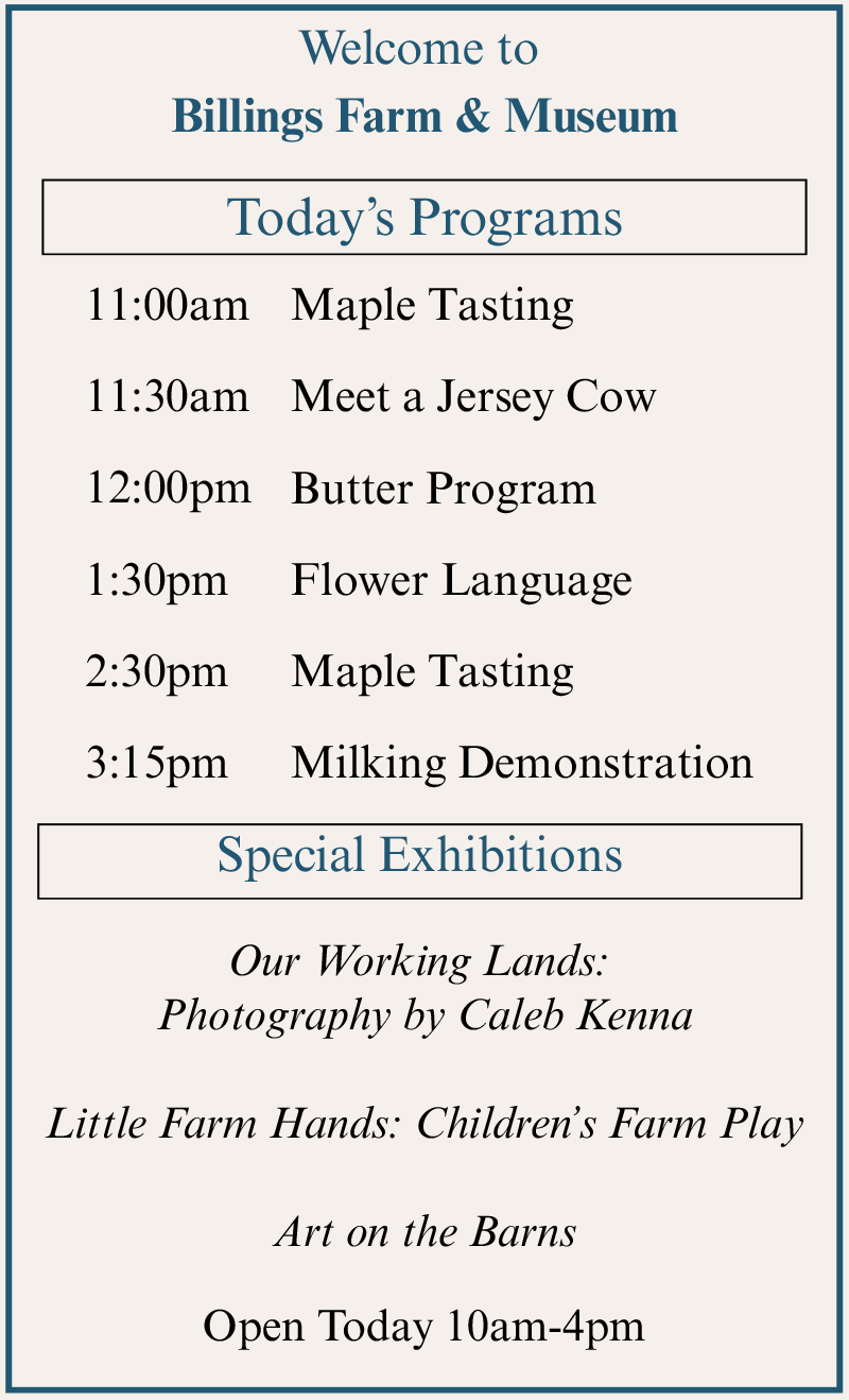 April Friday, Sunday, Monday