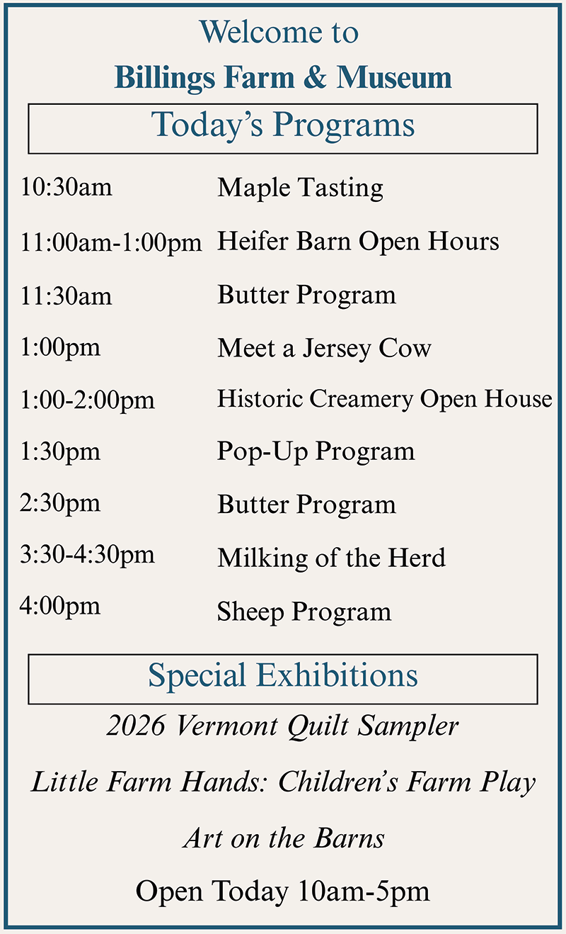 July Summer Schedule